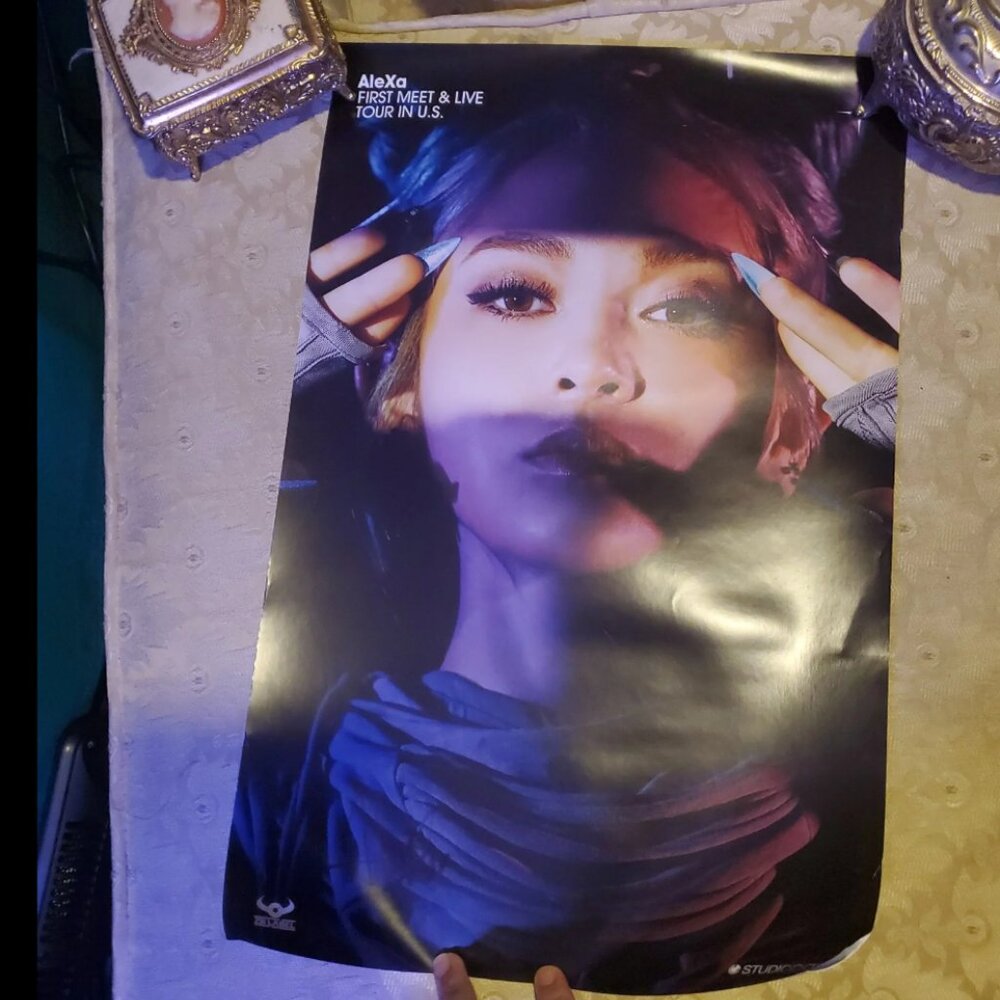 Kpop Alexa signed poster